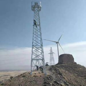 Мачта связи Shenghong 20-50 м, оцинкованная горячим способом, стальная, сертифицированная ISO9001, с молниезащитой для базовых станций - Product Image 6