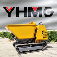Prix usine YHMG Mini-dumper chenillé fiable pour le transport en jardin et en verger