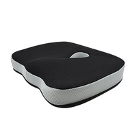 Coussin de siège carré ergonomique antidérapant de haute qualité, rembourrage en mousse à mémoire de forme 60D, respirant, rafraîchissant, à récupération lente