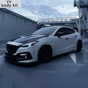 איכות גבוהה 14-19 <span class=keywords><strong>mazda</strong></span> <span class=keywords><strong>3</strong></span> xela סגנון חזית פגוש שינוי גוף ערכת החלפת מכונית חלקי חזית השפה הקדמי - Product Image 5