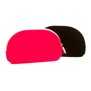 Custom Candy Color Beauty Cosmetic Silicone Bag Cosmetics Zipper Shell-shaped <b>Make</b> <b>up</b> <b>Pouch</b> Bag - Product Image 3