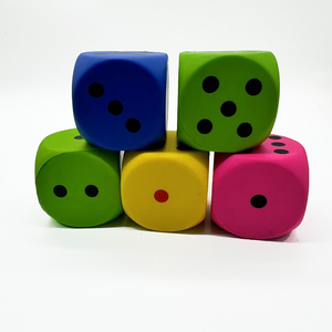 Cubo de <span class=keywords><strong>Yoga</strong></span> de Espuma de PU Personalizado de 8x8x8 cm y 10x10x10 cm, Accesorios de Ejercicio con Forma Cuadrada, Cubo de Juego de Dados para Fitness Familiar Impreso - Product Image 4