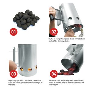 Outils de <span class=keywords><strong>barbecue</strong></span> de haute qualité, briquet à <span class=keywords><strong>barbecue</strong></span> Rapidfire, <span class=keywords><strong>cheminée</strong></span>, allume-feu au charbon de bois - Product Image 2