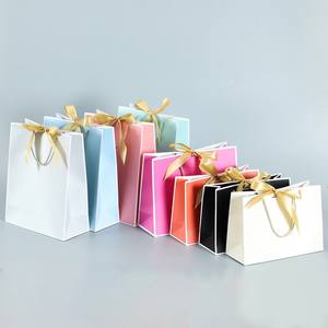 Прямая продажа от производителя, оптовая продажа, женская одежда, упаковка, складная бумажная сумка для покупок, Роскошная Одежда - Product Image 6