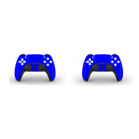 Nouvelle peau de protection en vinyle camouflage pour 5 manettes sans fil de console, accessoires de jeu - Ensemble combiné