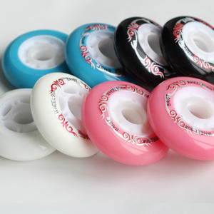 Roues de patinage de vitesse Ruidongle 90A pour patins à roulettes, patins en ligne, roues plates durables, roues avec frein, chaussures de patinage de vitesse - Product Image 1