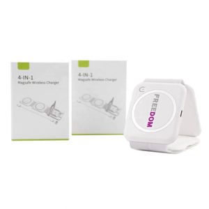 Chargeur sans fil magnétique pliable 3-en-1 portable avec charge rapide et design imprimé UV - Product Image 4