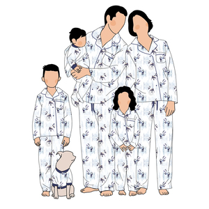 Wholesale Custom <strong>Funny</strong> Printing Matching Family Clothing Holiday <strong>Christmas</strong> <strong>Pajamas</strong> for Women Set - Product Image 2