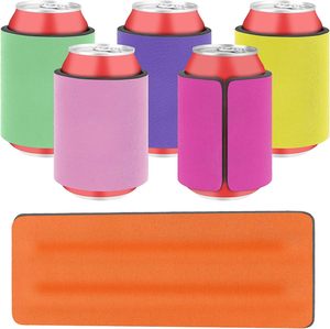Support isotherme en néoprène personnalisable avec logo pour canettes et bouteilles de bière, vierge pour sublimation, accessoire de fête - Product Image 4