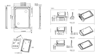Catégorie de produit SIM-P-06-F H1.38 imperméabilisent le connecteur nano de carte de la Poussée-poussée évaluée par IP67 avec le plateau d'autres connecteurs