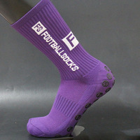 Calcetines De Deporte Rose Football Chaussettes Rondes Silicone Non Grip Anti Slip Compression Sports Hommes Femmes Personnalisé Football Chaussettes