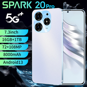 Прямая Продажа с фабрики, мобильные телефоны Tecno Spark 20 Pro, 7,3 дюймов, 16 ГБ, 1 ТБ, дешевые телефоны с новыми игровыми телефонами, мобильный <span class=keywords><strong>Android</strong></span> - Product Image 4
