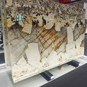 Precio al por mayor, losas de cuarcita blanca <span class=keywords><strong>Pandora</strong></span> brasileña, losa de piedra retroiluminada de lujo de Patagonia para aplicaciones retroiluminadas - Product Image 2