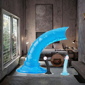 Frauen Erwachsene Silikon Strap-On Dildo Soft Jelly Anal Plug Sex Shop Spielzeug Lesben Mastur bator <span class=keywords><strong>Penis</strong></span> Sauger mit PVC Glas Material - Product Image 3