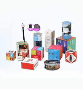 Diskon besar-besaran kubus ajaib Puzzle hitam putih 3x3 mainan foto 3D kustom cetak UV kustom kubus persegi lipat - Product Image 2