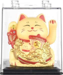 2026 <span class=keywords><strong>Pas</strong></span> <span class=keywords><strong>cher</strong></span> <span class=keywords><strong>Maneki</strong></span> <span class=keywords><strong>Neko</strong></span> chat porte-bonheur agitant la patte de 2 pouces, décoration de voiture, alimenté par énergie solaire, en plastique, pour cadeaux et jouets pour enfants - Product Image 4