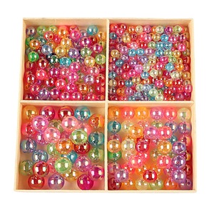 Perle sfaccettate ottagonali trasparenti <span class=keywords><strong>da</strong></span> 20g, fatte a mano, colorate, con foro, per strass e materiali per gioielli fai <span class=keywords><strong>da</strong></span> te - Product Image 5