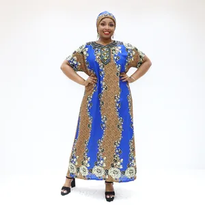 Ethnische Kleidung Kaftan Abaya islamische Kleidung BLC40743F Nigeria muslimisches Kleid Kaftan