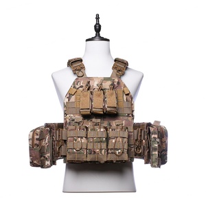 Gilet tactique à libération rapide, gilet de chasse camouflage extérieur avec poche multifonction pour chargeur - Product Image 1