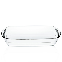 Jinglinuo — plateau de cuisson rond en verre LFGB, plat, plat, accessoire de four, plaque en verre