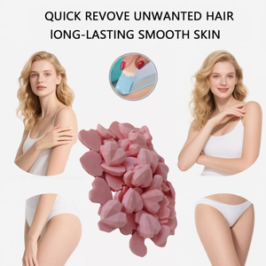 Vente directe usine Cire dure en forme de cœur pour l'épilation, pour usage en spa (visage, jambes, bras), Cire dure en forme de cœur GZ RTS, Commande en gros mixte - Product Image 3