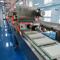 Machine de production de chocolat automatique PLC de 1 kg, ligne de fabrication de moules à chocolat