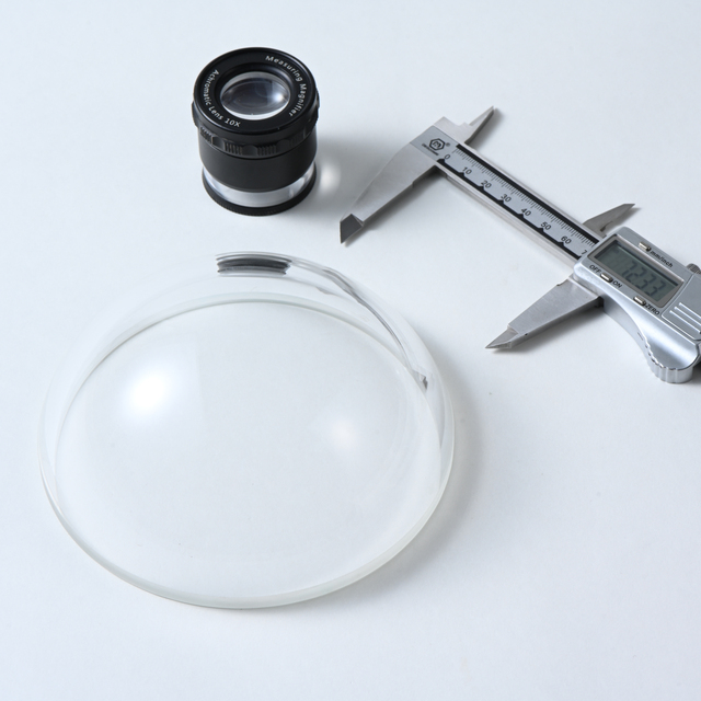 High Precision K9 Glass Dome Lens 100mm Diameter N-BK7 Optical Dome for Deep Sea Exploration and Scientific Imaging
