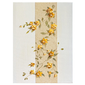 Hand Painted 3D Floral Oil Painting Modern Minimalist Living Room Decor With <b>Frame</b> Metal <b>Frame</b> Abstract Art Wall Art - Product Image 2