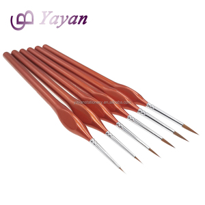 Set di <span class=keywords><strong>pennelli</strong></span> <span class=keywords><strong>per</strong></span> <span class=keywords><strong>pittura</strong></span> ad acquerello con manico in legno a triangolo rotondo Kolinsky Sable Hair, <span class=keywords><strong>per</strong></span> <span class=keywords><strong>pittura</strong></span> a olio acrilica ad acquerello - Product Image 6