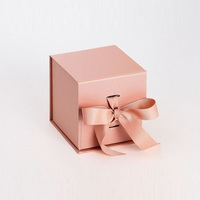 Boîte cadeau de luxe personnalisée avec insert en velours pour bague, collier, bracelet et emballage de marque haut de gamme