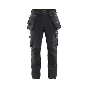 BLAKLADER - 199816449899C154 Pantalones artesanos 4 vías elásticos X1900 Gris oscuro/Negro-PANTALÓN DE TRABAJO EAN 7330509686621 - Product Image 1