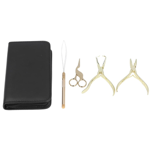 Kit d'outils professionnels pour extensions de cheveux en acier inoxydable SEVMEK SURGICAL, pince de qualité supérieure, kit de micro-anneaux, taille et couleur personnalisables - Product Image 1