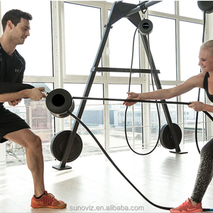 Entrenador de Suspensión Ajustable, Entrenamiento de Fuerza Central, 6 Niveles, Gimnasio en Casa, Resistencia Magnética, Control Fácil, Modelo de Cuerda Colgante para Ejercicio - Product Image 1