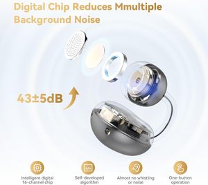 Écouteurs sans fil stéréo avec affichage LED, ajustement confortable, <span class=keywords><strong>casque</strong></span> OWS pour <span class=keywords><strong>iPhone</strong></span> Android – Produits tendance 2026 Nouveauté - Product Image 2