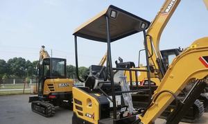 SANY SY16C SY215C SY60C-9 engins de terrassement 1 tonnes 6 tonnes mini pelle sur chenilles avec moins d'heures - Product Image 4