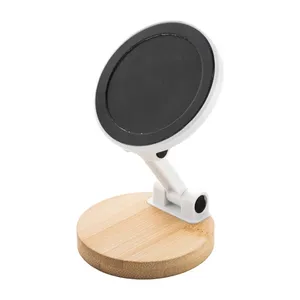 Supporto magnetico in bambù Magba, gadget ecologici - Product Image 4