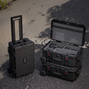 Maletín GLARY Impermeable con Ruedas para Cámara y Divisores, Estuche Profesional para Equipo Fotográfico con Bolsa, Maleta Rígida para Fotografía - Product Image 4