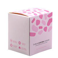 Boîte d'emballage en carton pliable personnalisée avec logo pour cosmétiques, bougies, soins de la peau et cadeaux