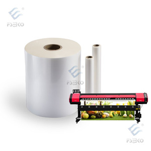 Film de plastification à chaud pour impression jet d'encre 320mm x 500m, film de plastification <span class=keywords><strong>thermique</strong></span> écologique, rouleau de film pré-revêtu jumbo, prix pour le secteur publicitaire - Product Image 2