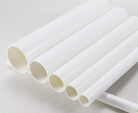 Tuyaux de drainage en PVC blanc/gris de 1 à 4 pouces, résistants au feu et à haute pression, tubes en plastique rigides durables pour le drainage de l'eau des bâtiments