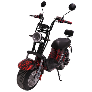 Scooter à double siège, pneus larges, batterie au lithium, scooter Halei, scooter à pneus larges, moteur - Product Image 4