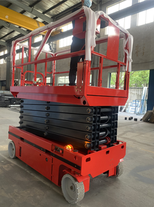 WELIFTRICH Plate-forme élévatrice à ciseaux aérienne automotrice Mobile Heavy Duty 14m Ciseaux Ascenseur 300kg Capacité de charge Alimenté en courant alternatif - Product Image 4