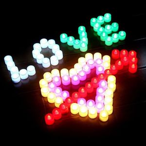 Bougies électroniques Xi Peptide à LED sans flamme pour décorations romantiques, lumières pour anniversaire, demande en mariage, en plastique - Product Image 3