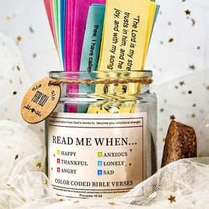 Cadeaux bibliques chrétiens Encouragement de Dieu Pot d'écriture <span class=keywords><strong>jésus</strong></span> à code couleur avec verset biblique - Product Image 6