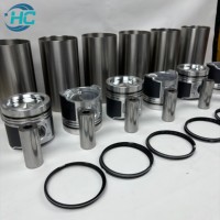 Kit de chemises de cylindre moteur HC 32F17-40100 pour pièces de moteur Caterpillar C6.4 EFI D04FR, compatible avec les excavatrices CAT E320D E323D SK130-8 140-8