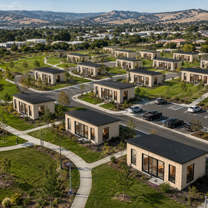 Anexo <span class=keywords><strong>Familiar</strong></span> de Acero Ligero para Jardín, Espacio de Vida Expandible con Aislamiento Térmico para Familias Multigeneracionales - Product Image 1