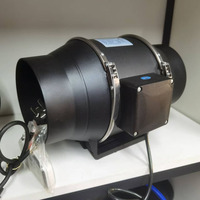 Ventilateur extracteur de fumée silencieux de 8 pouces pour serres de culture hydroponique, avec moteur en cuivre et roulement à billes en plastique, pour vente en gros