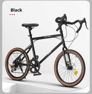 <span class=keywords><strong>Bicicleta</strong></span> de Carretera Ligera de 8 Velocidades con Ruedas de Aleación de <span class=keywords><strong>Aluminio</strong></span>, Manubrio Drop-Bar de 20 Pulgadas, Frenos de Disco, Pedales Ordinarios, Capacidad de Carga de 120 kg - Product Image 4