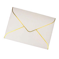 Envelopes 5.25*7.25 "A7 amplop bisnis putih klasik V amplop Flap untuk undangan ulang tahun kertas kardus penyegelan diri
