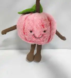 Jouet en peluche cerise poupée de fruits rouges cadeau de Noël d'anniversaire pour enfants